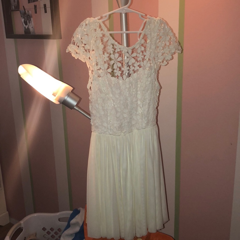 White dress